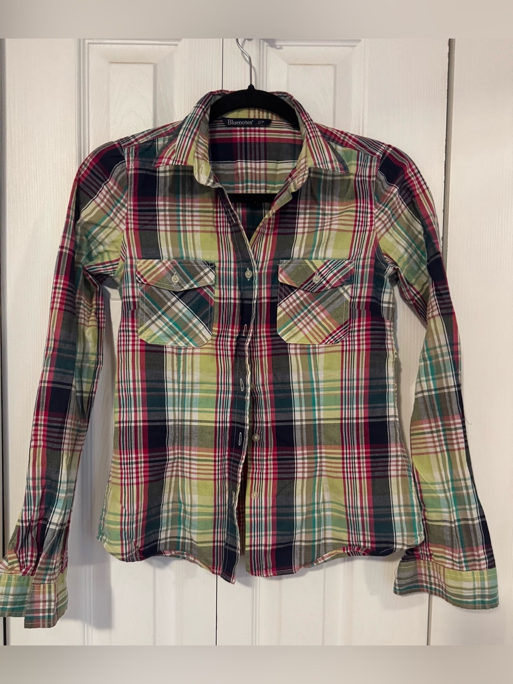 Bluenotes Multicolor Plaid Button-Down Shirt